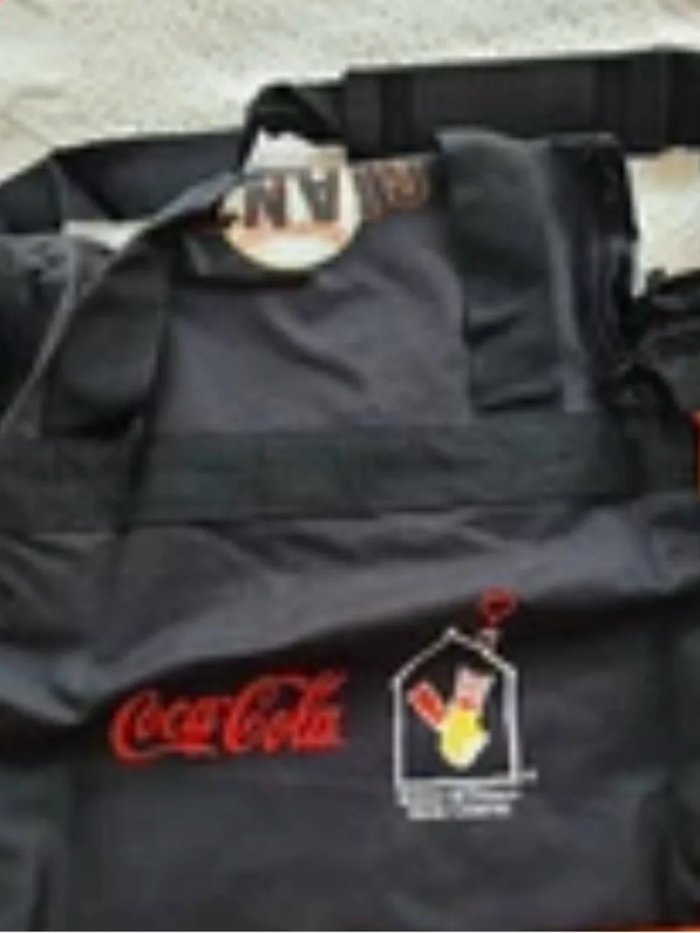 MLB San Francisco Giants Black and Orange Duffel Bag